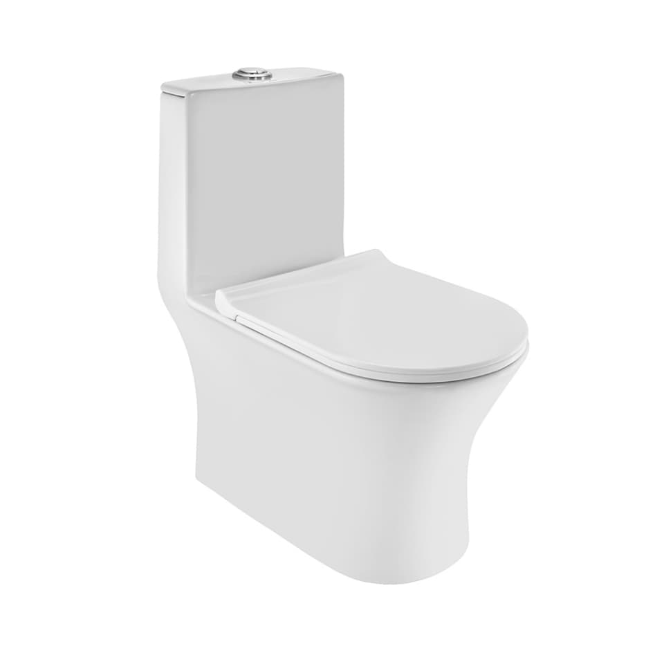 Фото Continental PP Soft Close Slim Seat Cover CNS-WHT-127PP