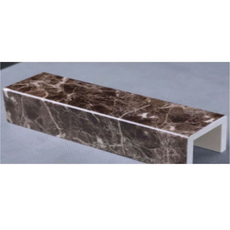 Фото Dark Grey Mesh Artificial Marble Ledge 1500 x 1200