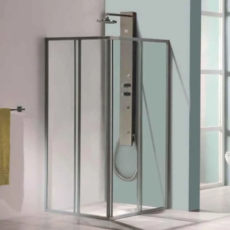 Rasm Jaquar Fusion 2000x1200x900mm Glass Gold Bathroom Shower Enclosure, JSE-GLD-FUSP1290RX