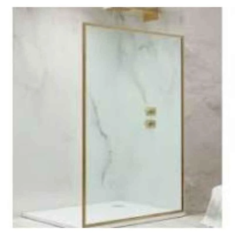 Rasm Jaquar Alpha 2000x800mm Glass Antique Bronze Bathroom Shower Enclosure, JSE-ABR-ALP110F800H20X