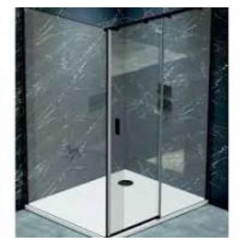Rasm Jaquar Fusion 2000x1200x1000mm Glass Black Bathroom Shower Enclosure, JSE-BLM-FUSP1210LX