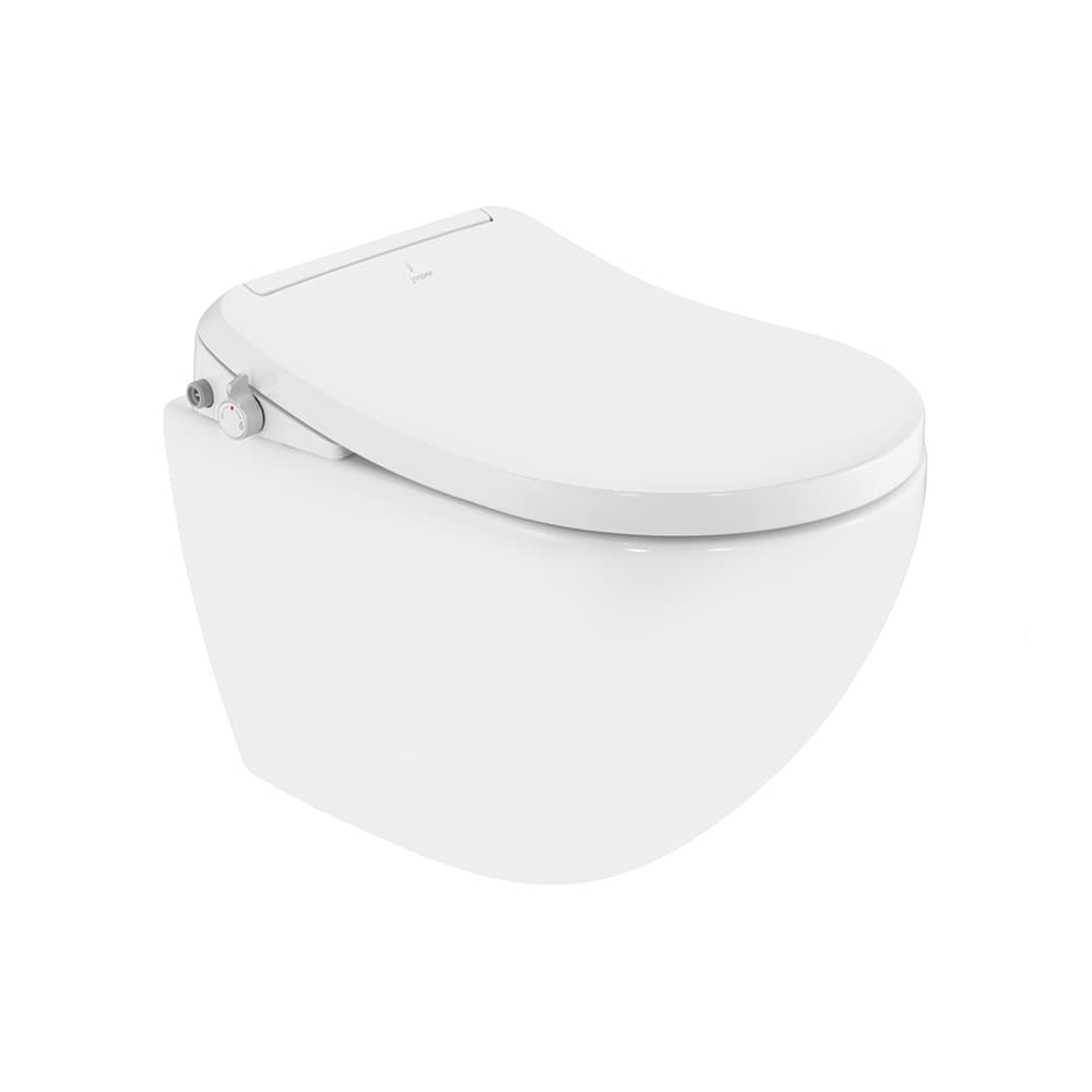 Фото Bidspa безободковый Blind монтаж настенный подвесной WC - Beige Matt