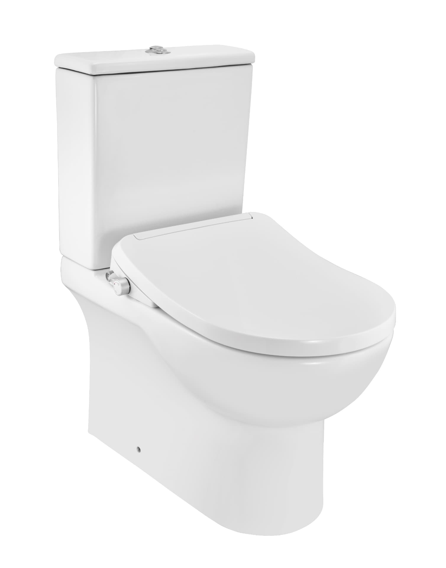 Фото Bidspa безободковый Bowl с Cistern для Coupled WC