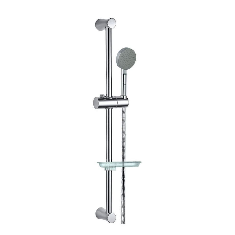 Slide Rail with Single function Hand Shower