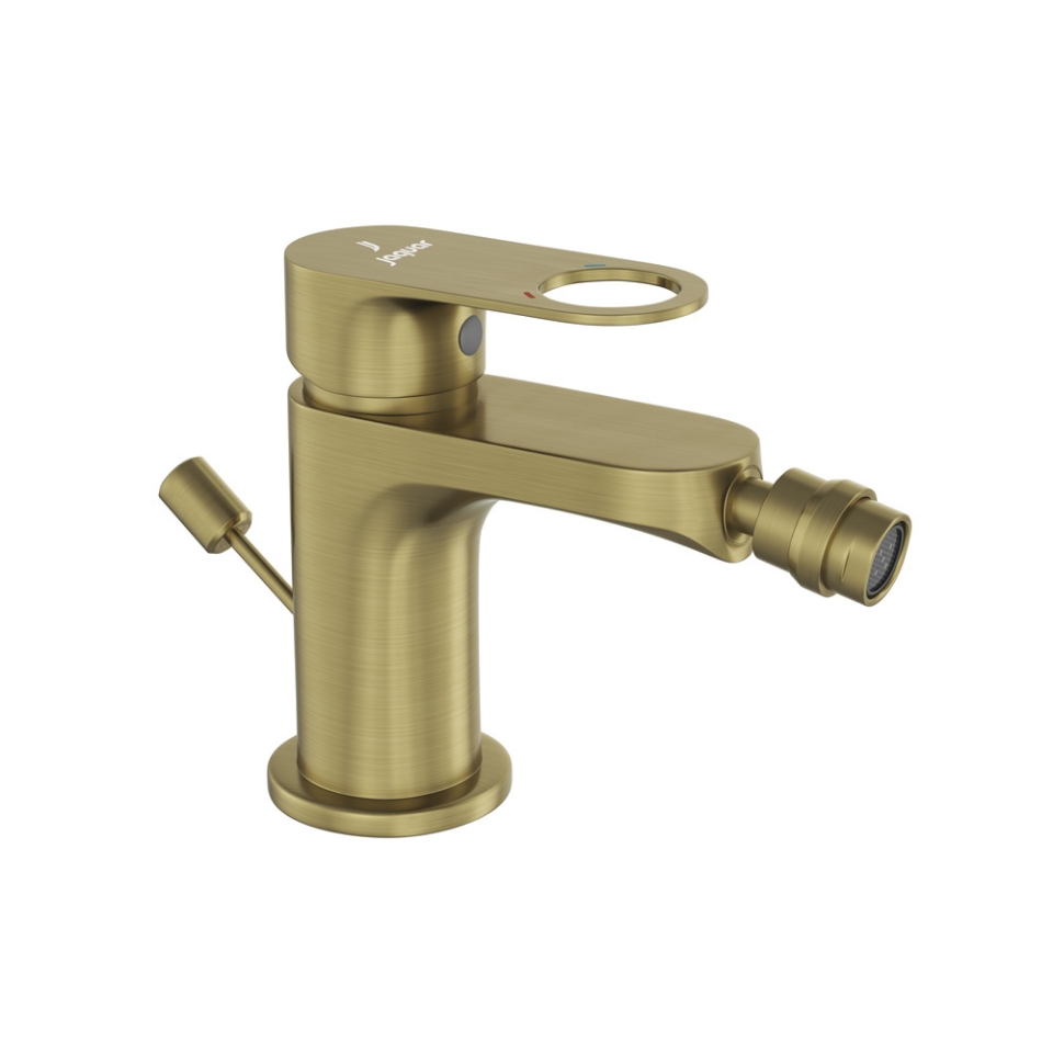 Single Lever Bidet Mixer with Popup Waste