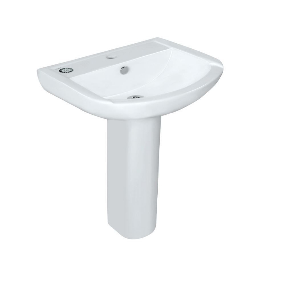 Wall Hung Basin with Full Pedestal