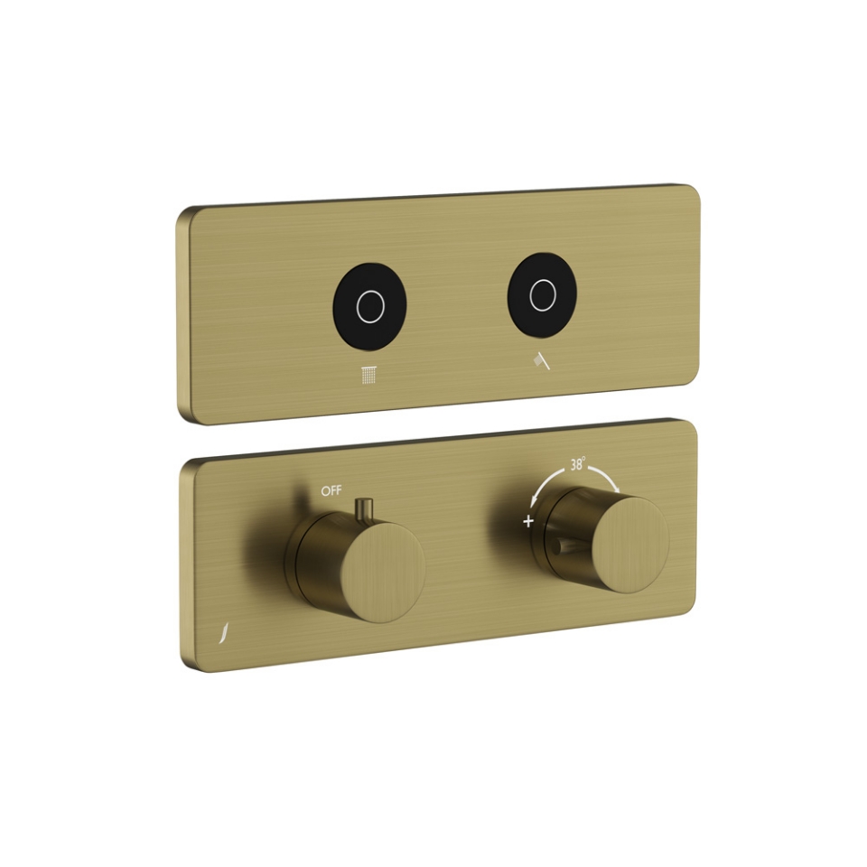 Exposed Part Kit of CLOUD Touch Shower System with 2 outlets