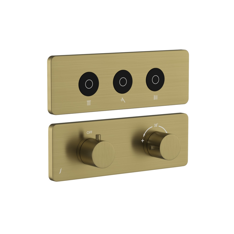Exposed Part Kit of CLOUD Touch Shower System with 3 outlets